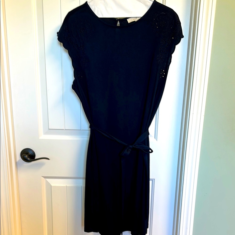 Loft Navy Blue Jersey Dress - NWOT!